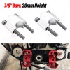 CB Handlebar Clamp Risers 7/8" Bars Kit 30mm Height For