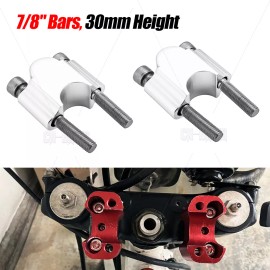 CB Handlebar Clamp Risers 7/8" Bars Kit 30mm Height For HONDA CRF250F 2019-2024