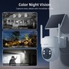 2K Solar Security Cameras Wireless Outdoor, 5/2.4Ghz WiFi Cameras for
