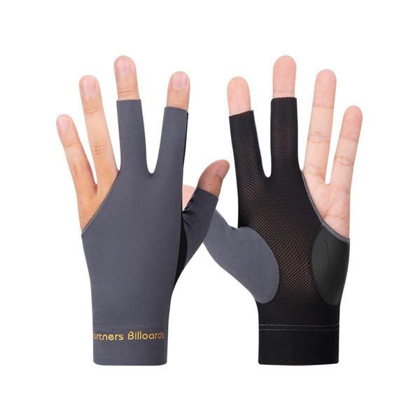 JOYOLA Pack of 2 3 Finger Snooker Gloves, Snooker Gloves,