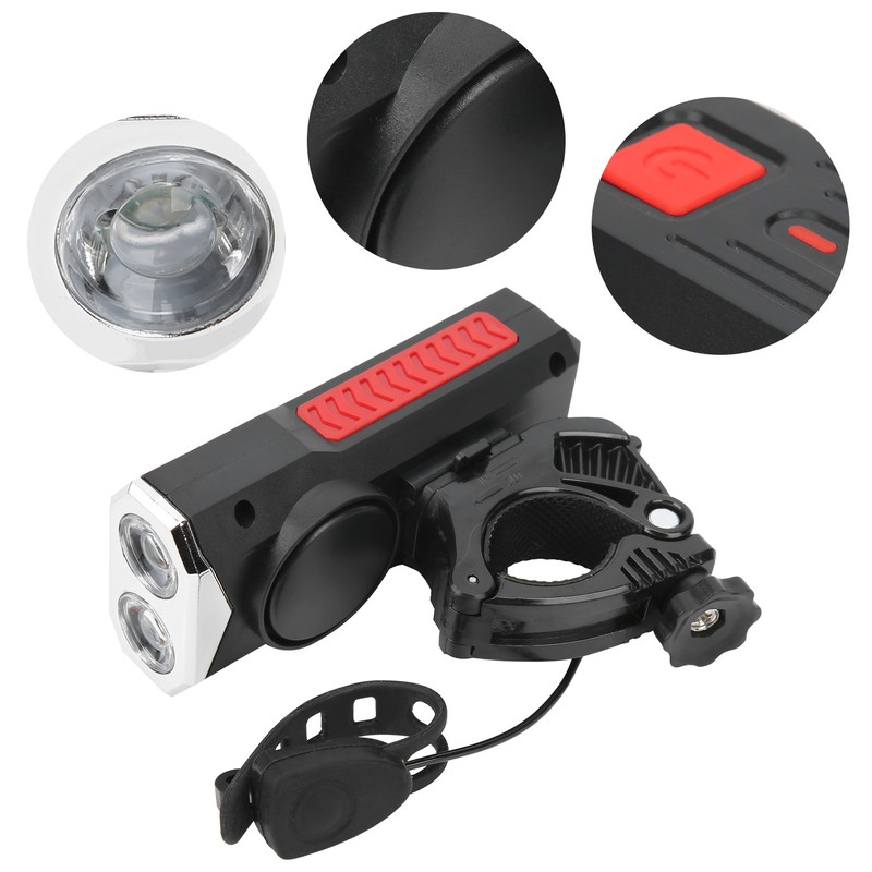 Ultra Bright Bicycle Front Light Set Bike USB Rechargeable Waterproof