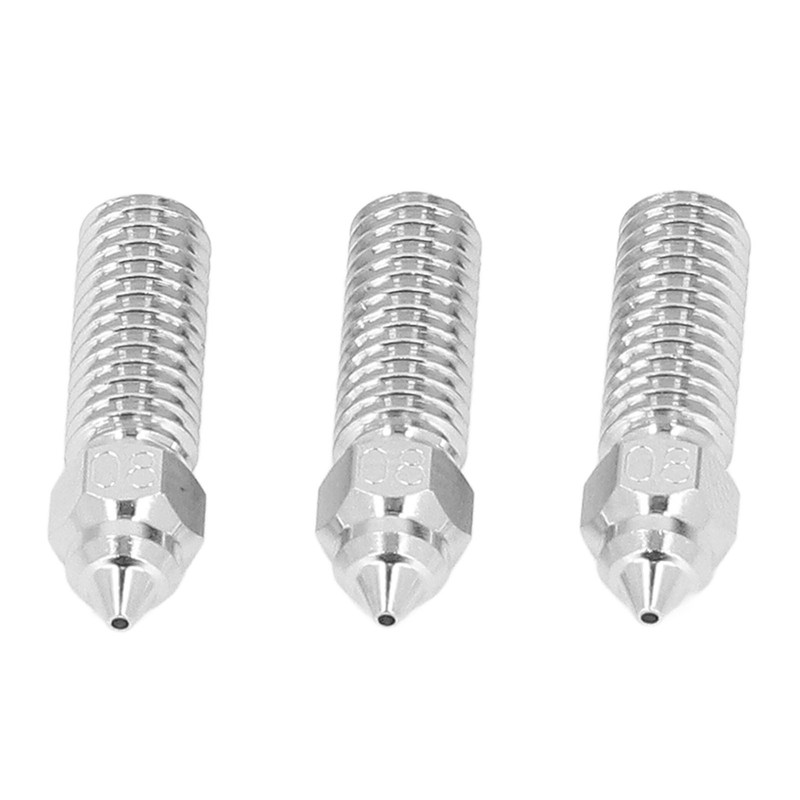 3Pcs 3D Printer Extruder Nozzle 1.75mm M6 High Speed Hotend