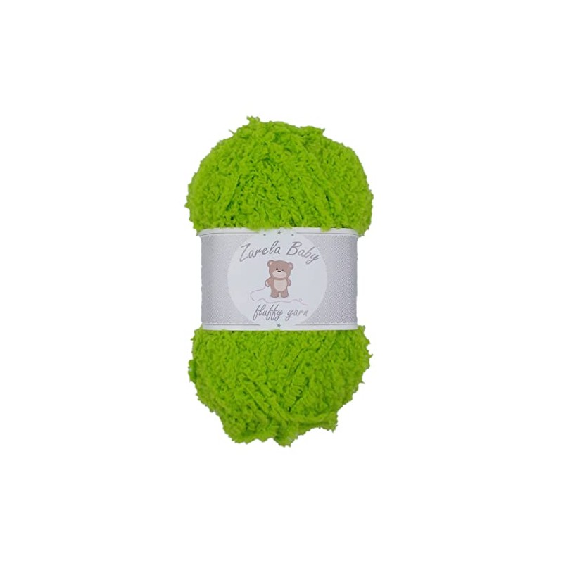 Zarela Baby Fluffy Wool 25g (16 Frog Green)