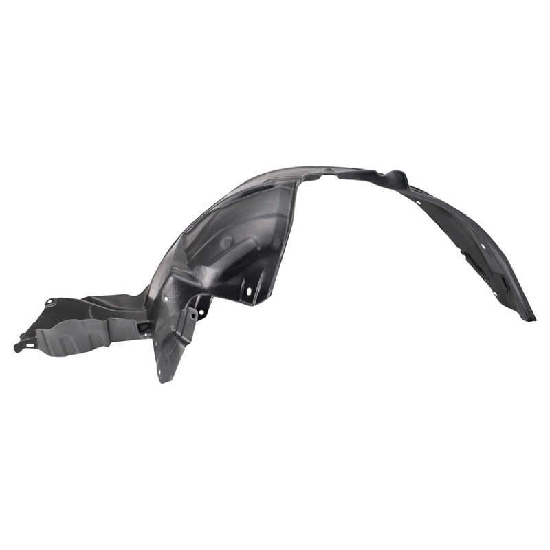 TRQ Front Right Inner Fender Liner Black Passenger Side Compatible