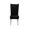 Hyper Cover Stretch Dining Chair Covers (Black, 4 pcs) -