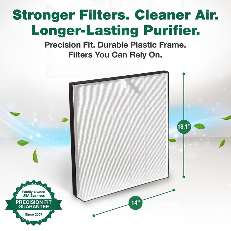 Air Purifier Filter Replacement – Compatible with Air Doctor Models