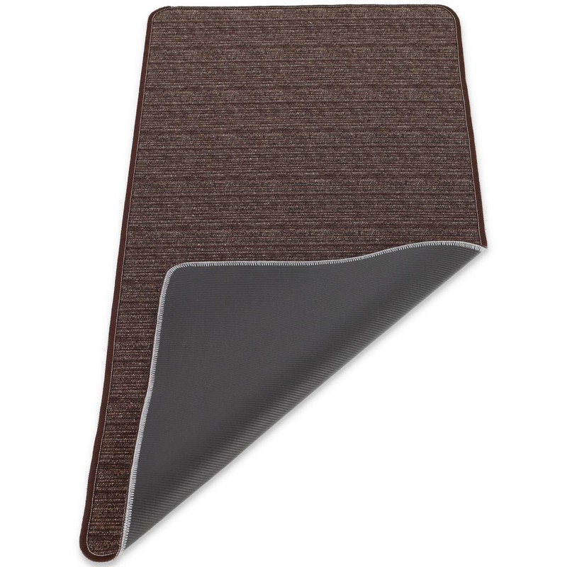 Casatessile Melange 53 cm Wide Kitchen Rug, Marrone, 400 cm