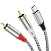 Liaoan USB C to 2RCA Stereo Adapter Cable, Type-C to