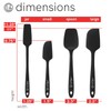 UpGood Silicone Spatula Set 600°F - High Heat Resistant Nonstick,
