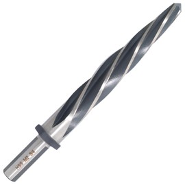 vibedor 3/4" Durable Reamer Drill Bit, M2 HSS Taper Chucking Reamer Bridge Construction, Non-Slip Shank Car Reamer for Steel, Alloy, Metal, Wood and Plastic
