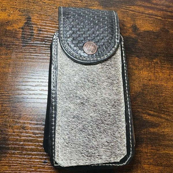 Leather Cellphone Holster - Style: #18