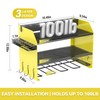 MAVIKS 3-Tier Modular Drill Holder & Power Tool Organizer Wall