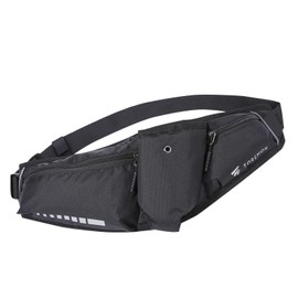 TOREMON Running Pouch, Fanny Pouch, Water Resistant, Water Resistant, Won't Sway, Lightweight, Smartphone, Reflective, Body Bag, Jogging, Walking, Outdoor Activities, Black