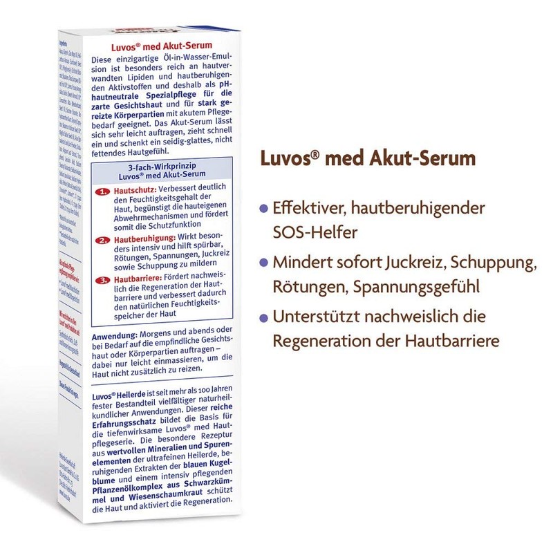 LUVOS Naturkosmetik MED Acute Serum 50 ml