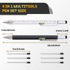Stocking Stuffers for Men, 9 in 1 Multitool Pen 2Pcs