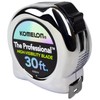 Komelon 430HV High-Visibility Professional Tape Measure, 30-Feet by 1-Inch, Chrome