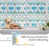 Unbranded 3D Stained Glass Window Film Privacy UV Block 17.71x39.4
