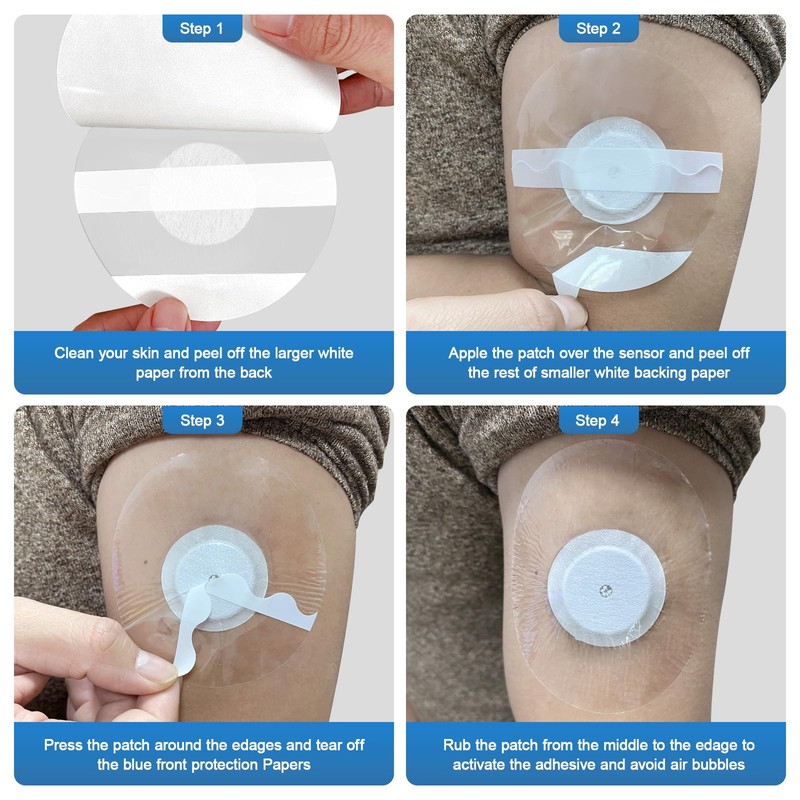 QaZanteiar 20 Pack Libre 2 Covers,Latex-Free Hypoallergenic Waterproof Adhesive Patches