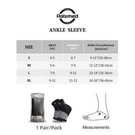 Rolxmed Womens Ankle Support Brace Elastic Compression Sleeve Neuropathy Plantar Fasciitis Relief Sport Socks for Women & Men (Pink, S)