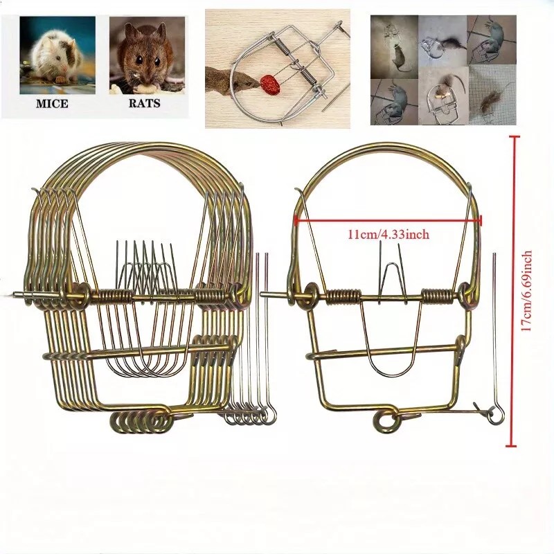 TKB 2Pcs Mouse Trap Rat Trap Rodent Trap Live Catch