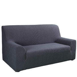 Tural - Sofa Cover 100% Waterproof and Elastic Grey | 1 Seater (70 cm - 100 cm) Venezia | Sofa Cover / Water Resistant Sofa Protector | Waterproof and Flexible Sofa Cover