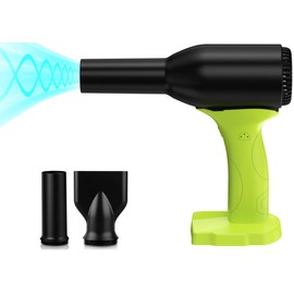 Cordless Leaf Blower 90000RPM 3 Wind Speed Suitable for Ryobi 18V ONE+ Battery P102 P103 (No Battery) Turbo Jet Blower Portable Jet Dry Mini Leaf Blower for Keyboard/Car Clean,Outdoor use