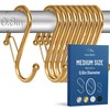 Blau Marité 10-Pack Metal S Hooks for Hanging – Heavy-Duty