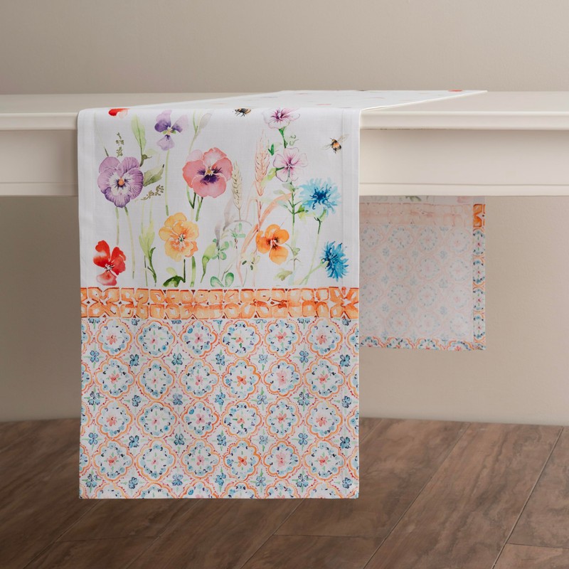 Maison d' Hermine Tablerunner 100% Cotton Table Runner Decorative Washable