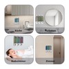 Shampoo Conditioner Dispenser, Soap Dispenser Wall Mounting, No Drilling, Shower