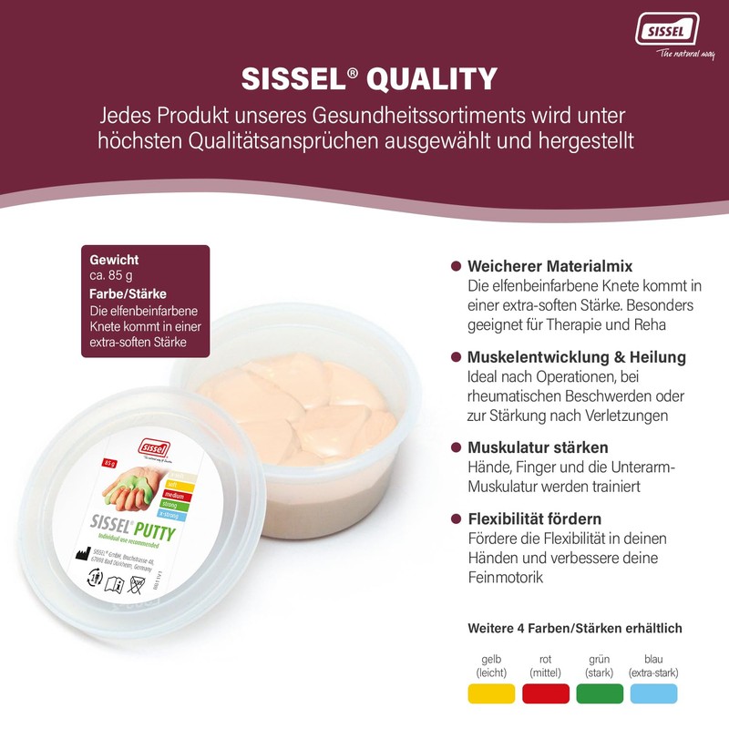 Sissel Theraputty Therapy Putty beige Size:extra-soft
