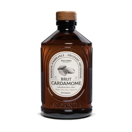 BACANHA - Organic and Raw Syrup - Cardamom Syrup - For Cocktail, Water, Lemonade, Latte and Iced Tea - 400 ml