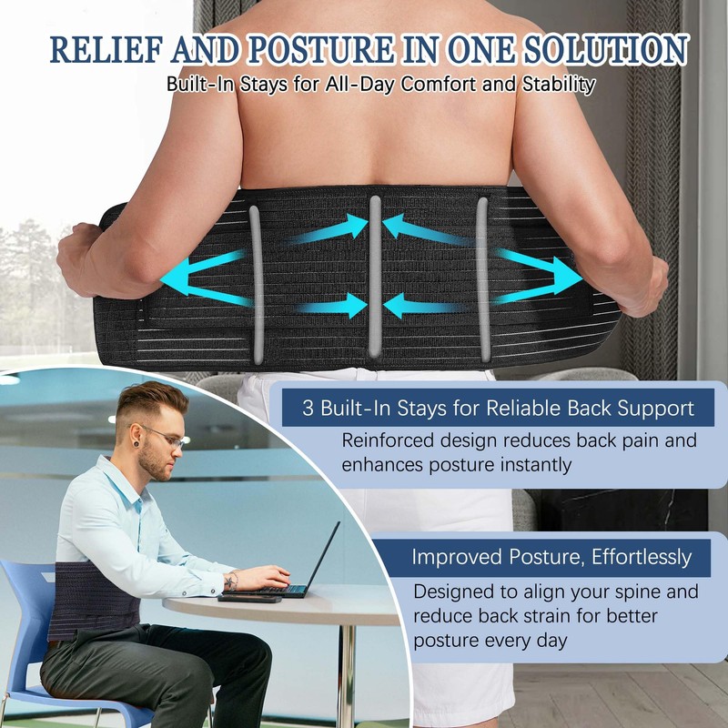Reian Abdominal Binder for Men – Post-Surgery Support and Core