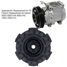 AC Compressor Clutch Hub,KIMISS Air Conditioning Clutch Hub Rubber Metal Car Accessory for T5 Denso 6SEU 6SEU14A 6SEU14C 7SEU 7SEU17C