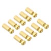 PATIKIL 10mm+6mm M3 Standoff Screws, 40 Pack Brass Hex PCB