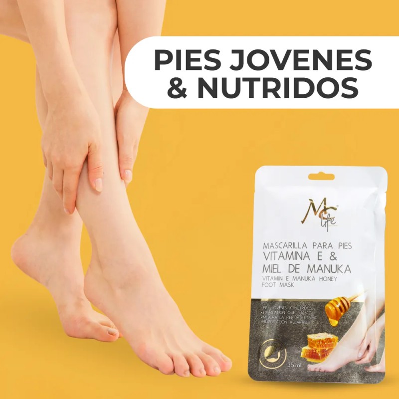 Exfoliante Para Pies, Miel, Elimina Piel Muerta. Mc Life Exfoliante