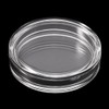 JAGETRADE 38.6mm Clear Round Acrylic Coin Capsule Storage Box Holder