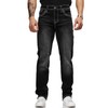 Men's Stretch Denim Jeans Classic Jeans with Embroidered Design, ESDVD