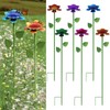 Retyion 6 Pack Bee Watering Station - Flowers Butterfly Feeder,