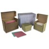 PapierTiger cardboard storage box, striped