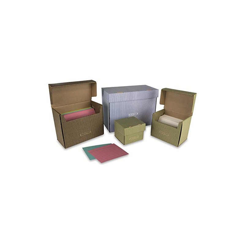 PapierTiger cardboard storage box, striped