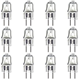 Sunlite Q20/CL/GY6/120V/12PK Halogen 20W 120V Q20 Single Ended Capsule Light Bulbs, Clear Finish, 3200K Bright White, GY6.35 Base, 12 Pack