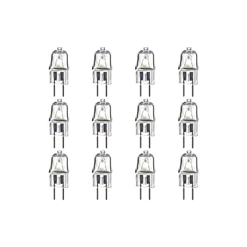 Sunlite Q20/CL/GY6/120V/12PK Halogen 20W 120V Q20 Single Ended Capsule Light