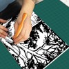 WILLBOND 5 Pcs Linocut Carving Tools Set Linoleum Hand Carving