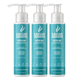 Trio Serum Hidratante para cabello | Protector térmico | Sellador de puntas | Extracto de caviar | Sin sulfatos y parabenos