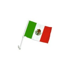 Mexico Double-Sided Car Flag