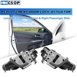 2Pcs Front Driver & Passenger Side Door Lock Actuator Motor Replacement for Toyota Camry Corolla Matrix Sienna Scion xA tC 2002 2003 2004 2005 2006 2007 2008 2009 2010 2011