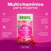 Heally Women Multivitamínico Mujer Gomitas Azúcar Omega Ácido Hialurónico Acaí