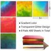 ELII Transparent Sticky Notes,Glitter 3x3 inch Clear Bible Sticky Notes,400Pcs