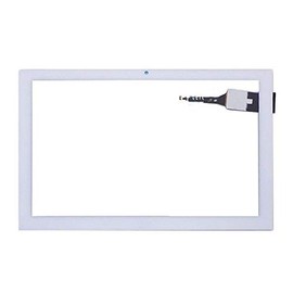 TheCoolCube Touch Digitizer Replacement Screen Glass Compatible with Acer Iconia One 10 B3-A40 10.1" (Not Include LCD) (White)