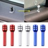 2pcs Red Car Door Lock Pin Door Fitting Modified Component